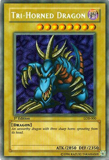 Tri-Horned Dragon (LOB-000) card image