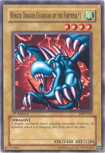 Winged Dragon, Guardian of the Fortress #1 card image