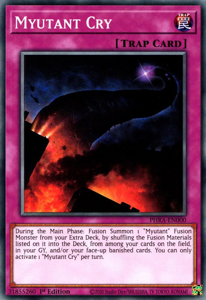 Myutant Cry (1st Edition) card image