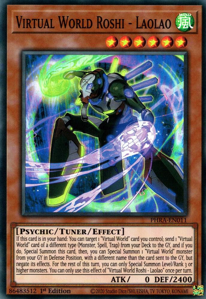 Virtual World Roshi - Laolao (1st Edition) card image