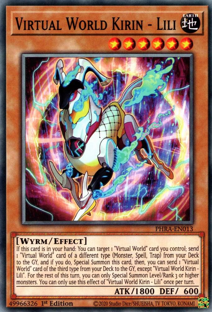 Virtual World Kirin - Lili (1st Edition) card image