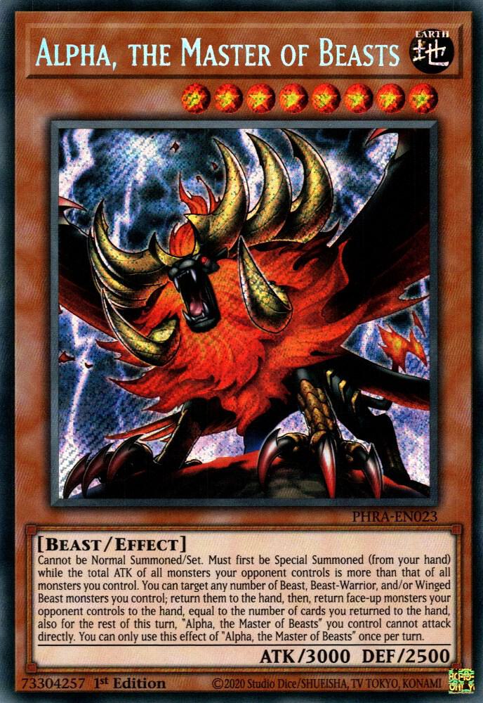 Alpha, the Master of Beasts (1st Edition) card image