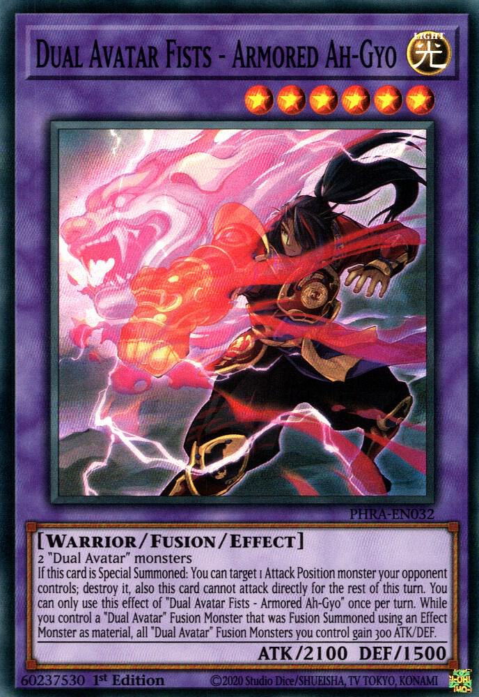 Dual Avatar Fists - Armored Ah-Gyo (1st Edition) card image