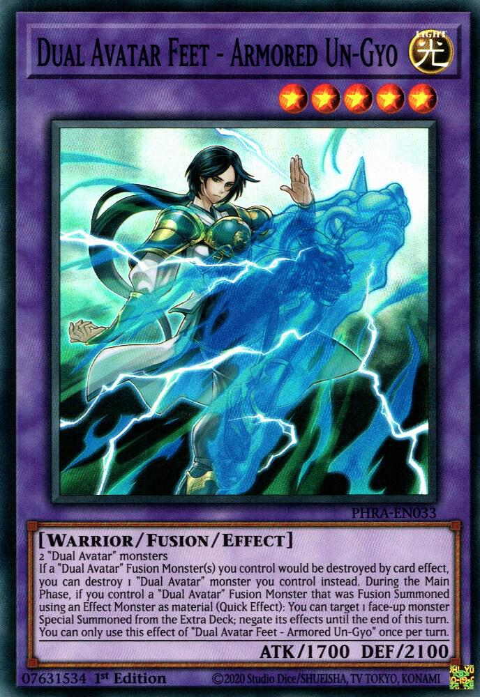 Dual Avatar Feet - Armored Un-Gyo (1st Edition) card image