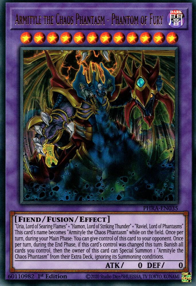 Armityle the Chaos Phantasm - Phantom of Fury (1st Edition) card image