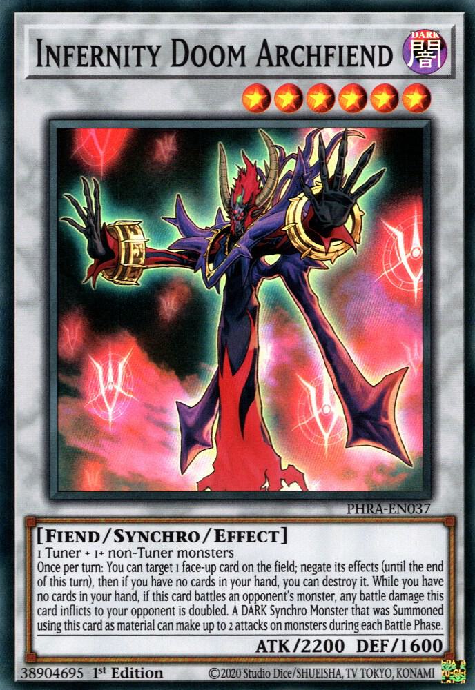 Infernity Doom Archfiend (1st Edition) card image