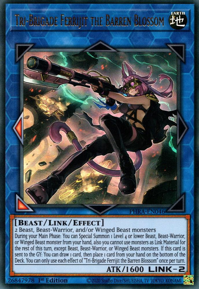 Tri-Brigade Ferrijit the Barren Blossom (1st Edition) card image