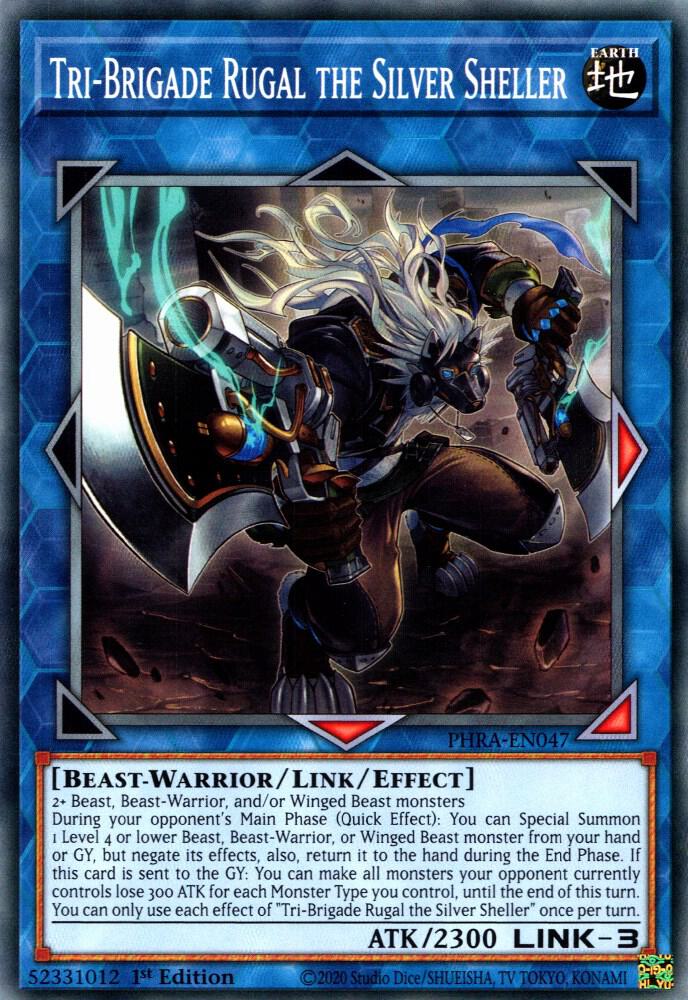 Tri-Brigade Rugal the Silver Sheller (1st Edition) card image