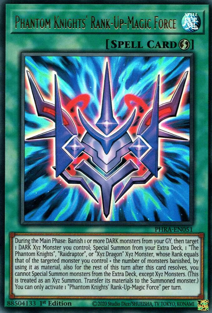 Phantom Knights' Rank-Up-Magic Force (1st Edition) card image