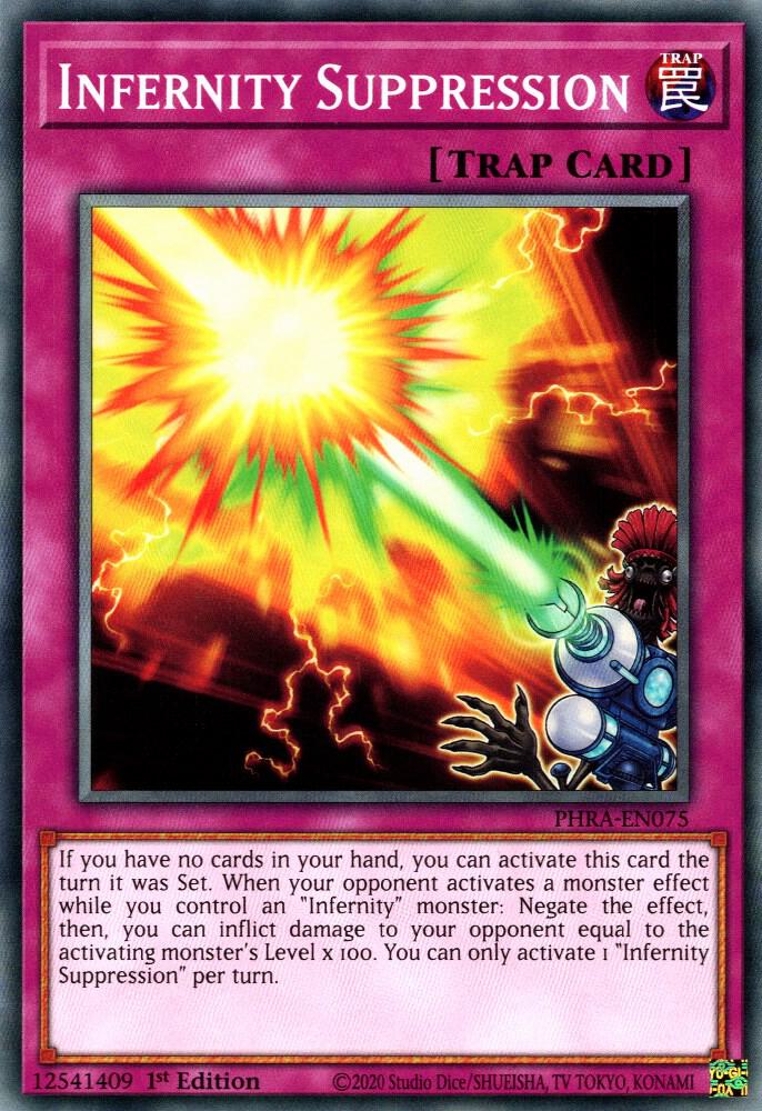 Infernity Suppression (1st Edition) card image