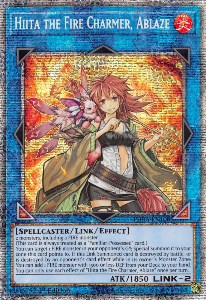 Hiita the Fire Charmer, Ablaze (Starlight Rare) (1st Edition) card image