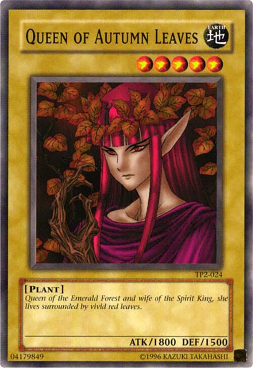 Queen of Autumn Leaves card image