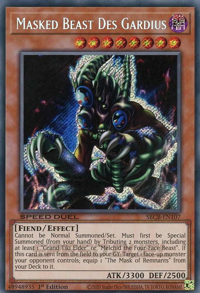 Masked Beast Des Gardius (Secret) card image