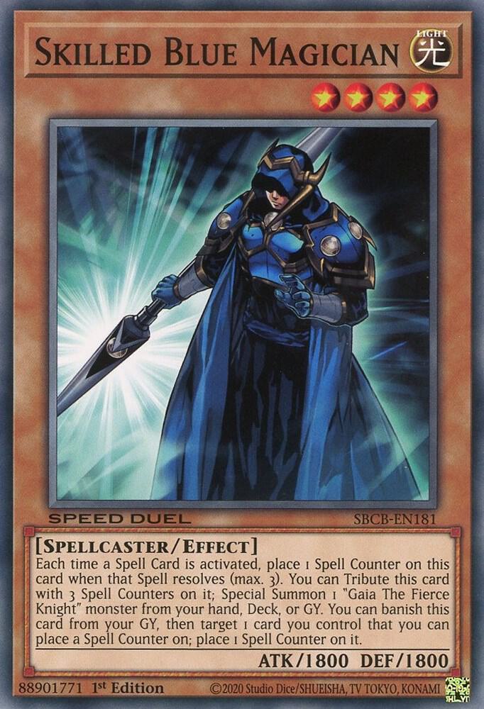Skilled Blue Magician card image