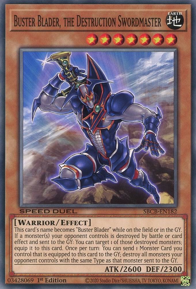 Buster Blader, the Destruction Swordmaster card image