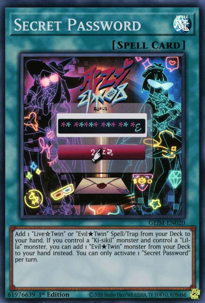 Secret Password card image