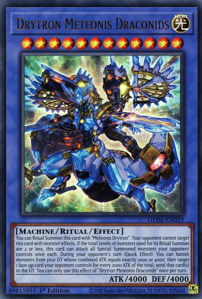 Drytron Meteonis Draconids card image