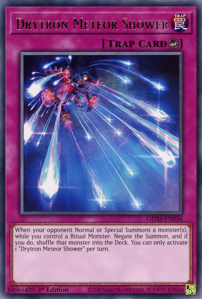 Drytron Meteor Shower card image