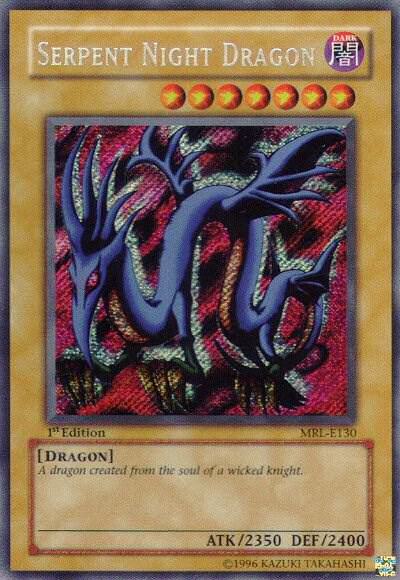 Serpent Night Dragon (MRL-E130) (1st Edition) card image