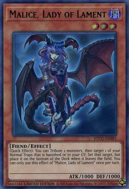 Malice, Lady of Lament (UR) (ETCO-ENSP1) card image