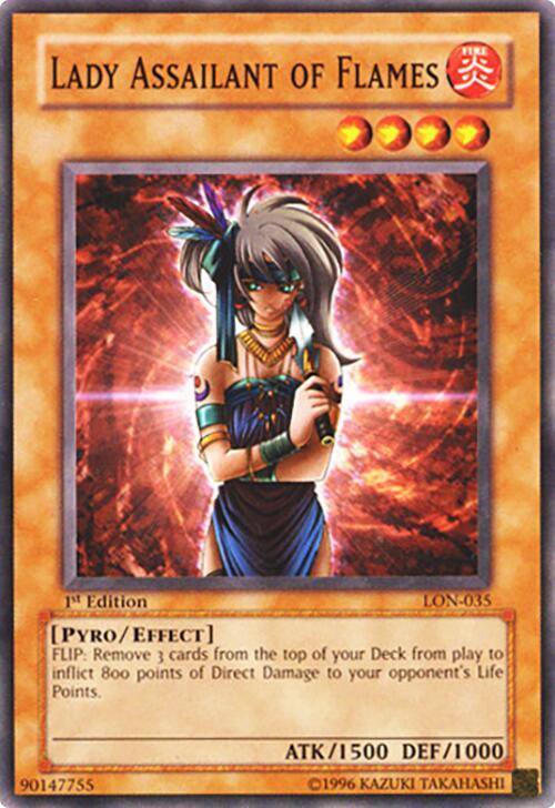 Lady Assailant of Flames card image