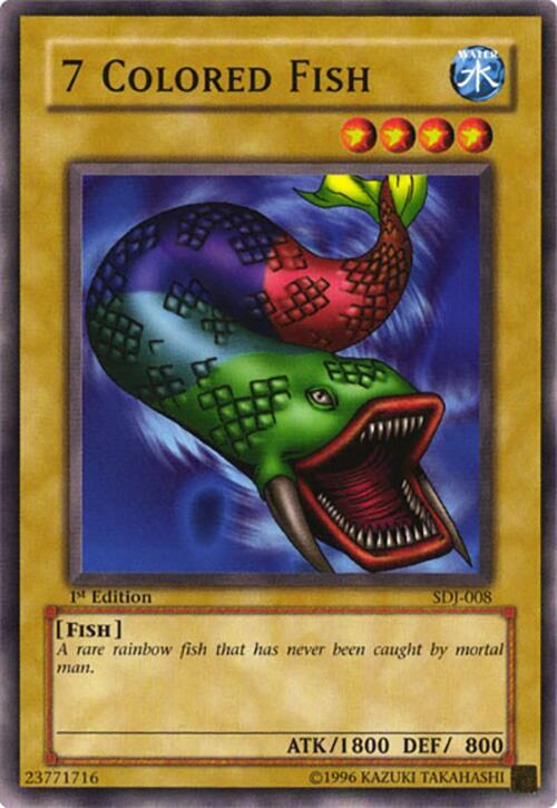 7 Colored Fish card image