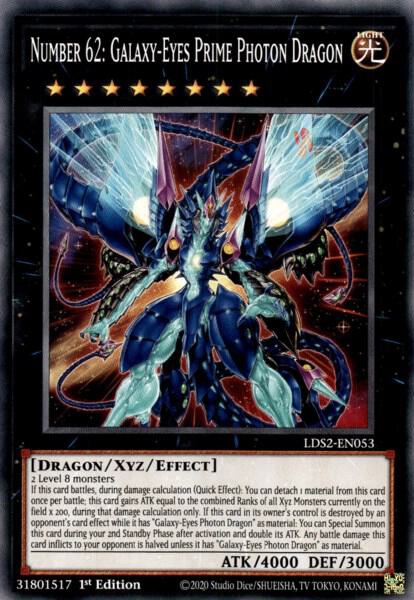 Number 62: Galaxy-Eyes Prime Photon Dragon card image
