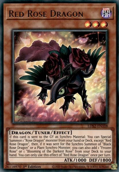 Red Rose Dragon card image