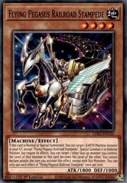 Flying Pegasus Railroad Stampede card image
