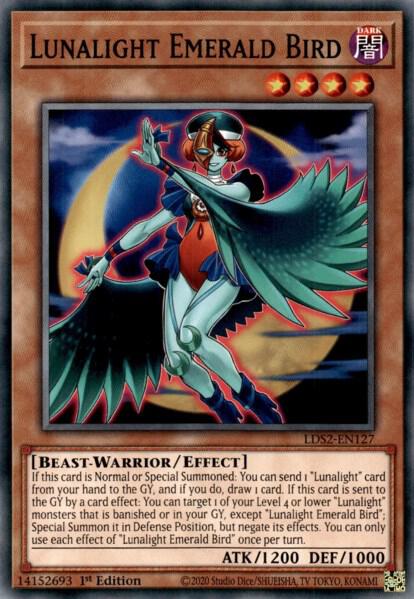 Lunalight Emerald Bird card image