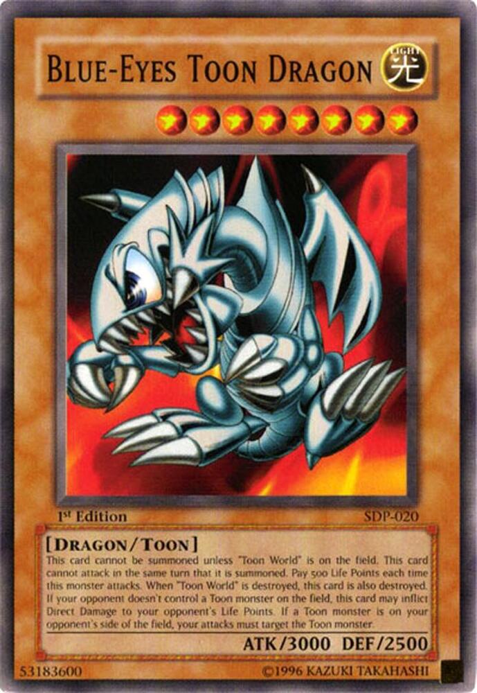 Blue-Eyes Toon Dragon card image