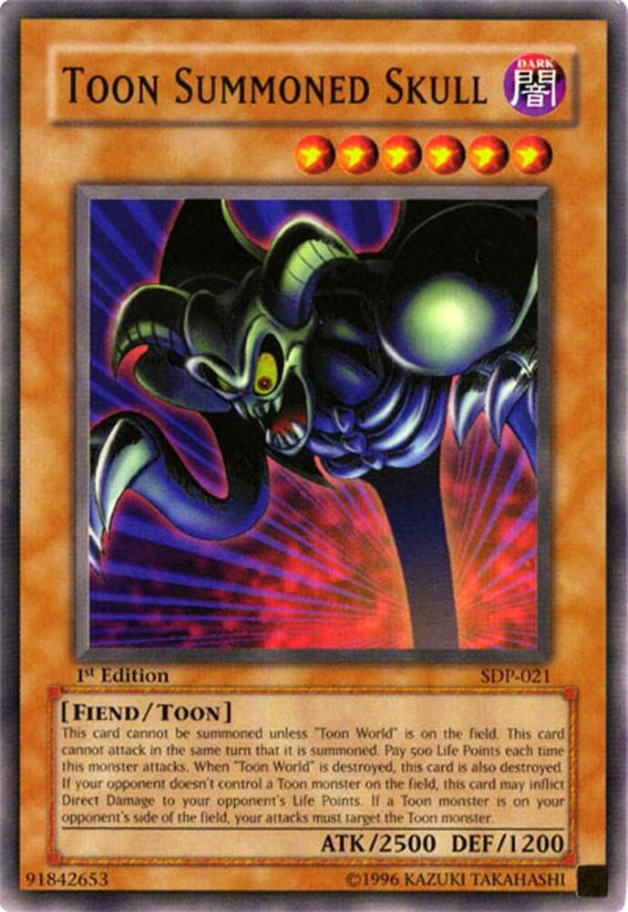 Toon Summoned Skull card image