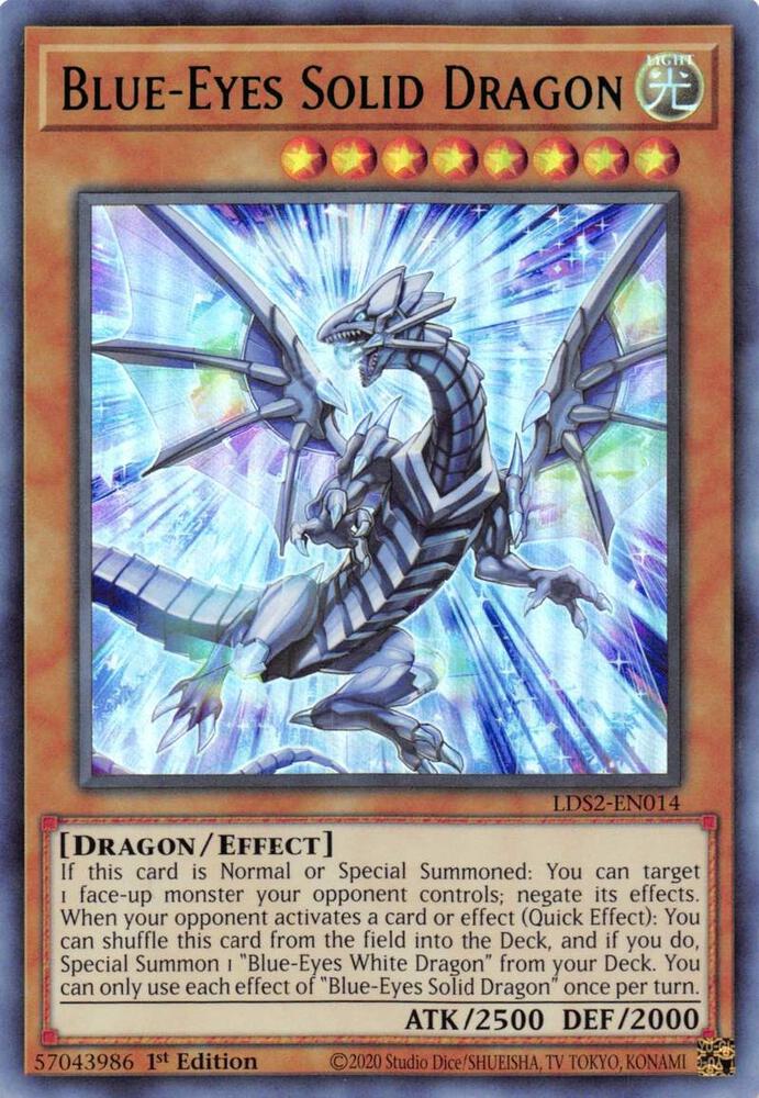 Blue-Eyes Solid Dragon (Green) card image