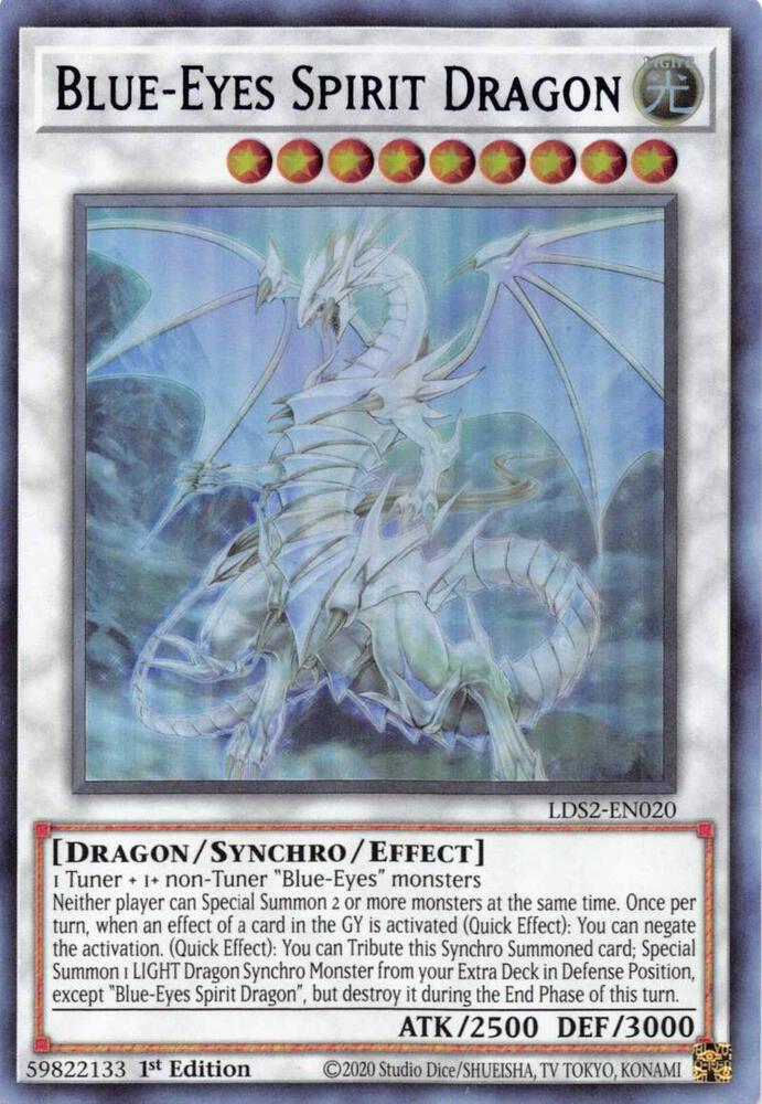 Blue-Eyes Spirit Dragon (Blue) card image