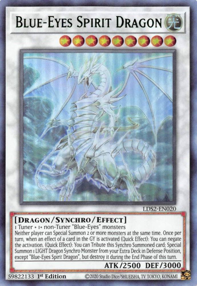 Blue-Eyes Spirit Dragon (Green) card image
