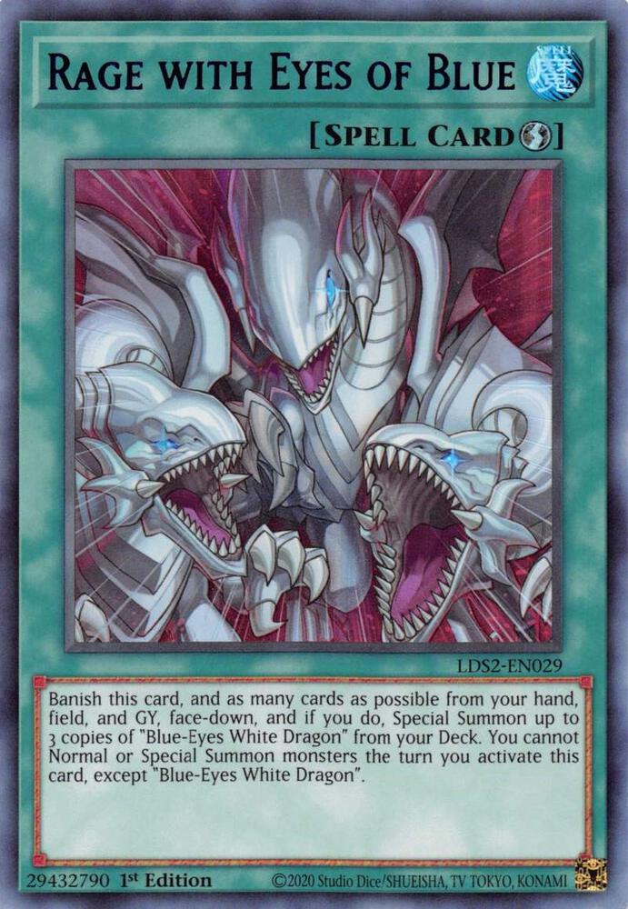 Rage with Eyes of Blue (Blue) card image