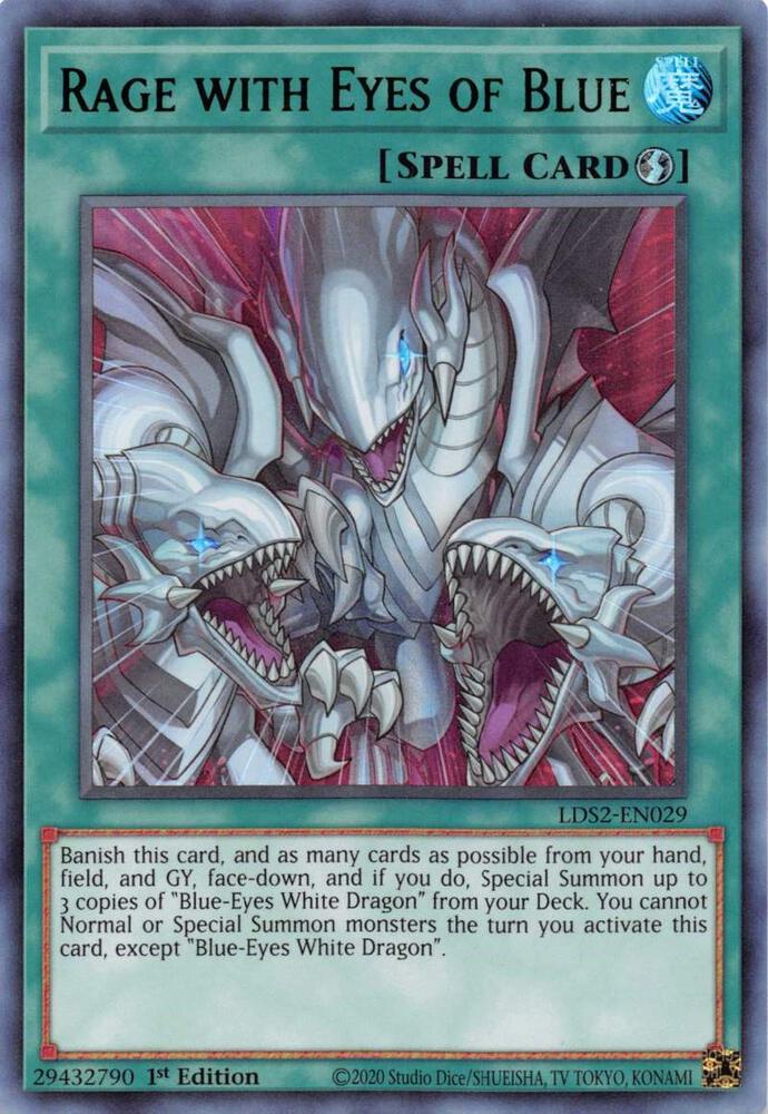 Rage with Eyes of Blue (Green) card image