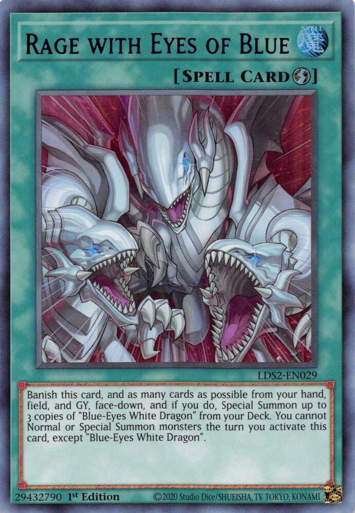 Rage with Eyes of Blue (Purple) card image