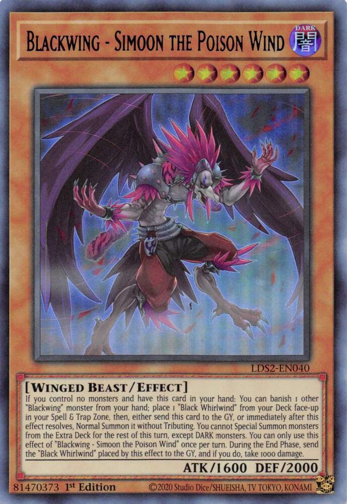 Blackwing - Simoon the Poison Wind (Blue) card image
