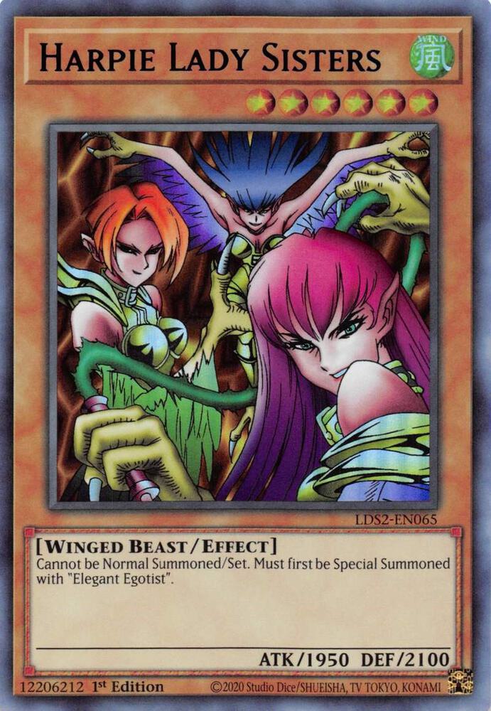 Harpie Lady Sisters (Blue) card image