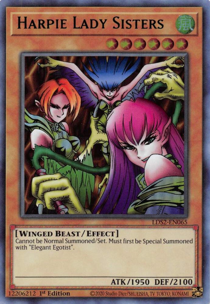 Harpie Lady Sisters (Green) card image