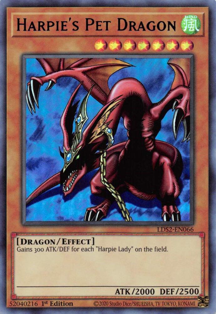 Harpie's Pet Dragon (Blue) card image