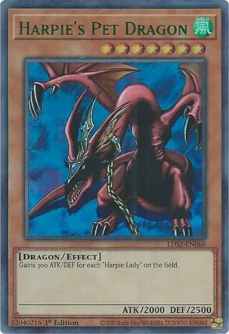 Harpie's Pet Dragon (Green) card image