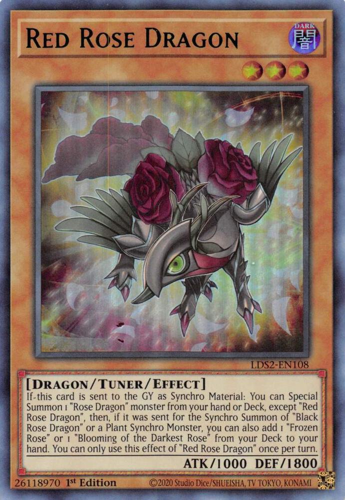 Red Rose Dragon (Green) card image