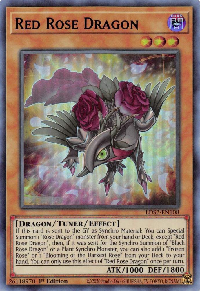 Red Rose Dragon (Purple) card image