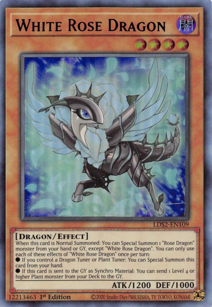 White Rose Dragon (Blue) card image