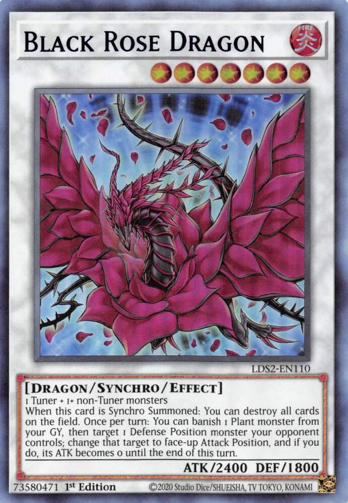 Black Rose Dragon (Blue) card image