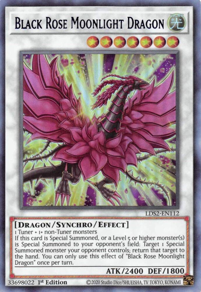 Black Rose Moonlight Dragon (Blue) card image