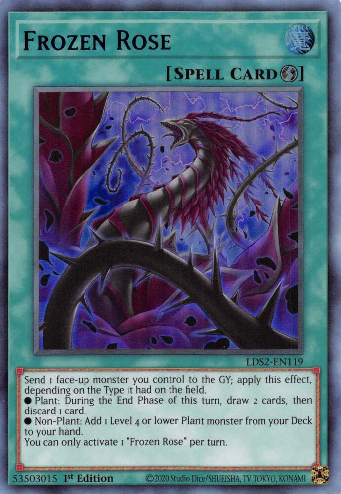 Frozen Rose (Blue) card image