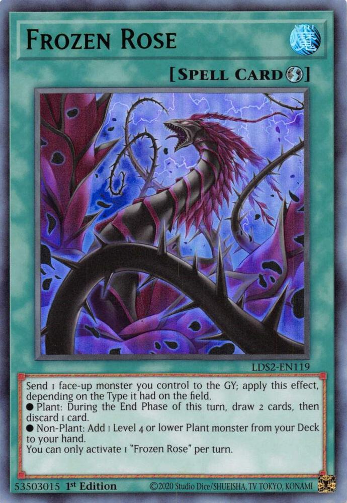 Frozen Rose (Green) card image
